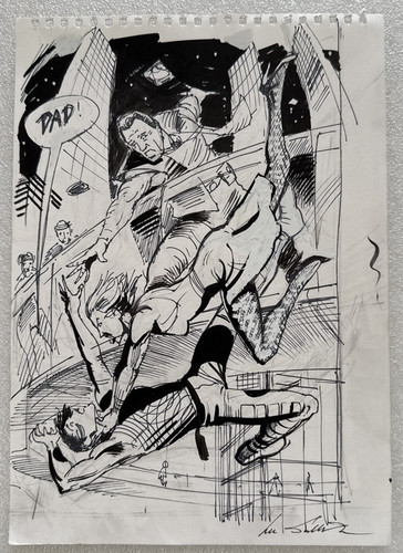 Lee sullivan original art - lee,