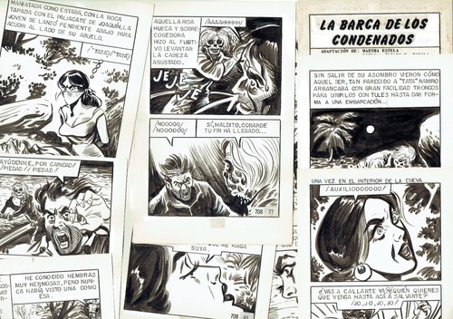 Mexican comic art hand - art,,