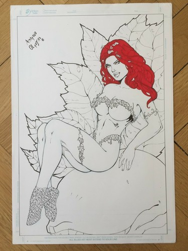 Comic originalzeichnung poison - comic,