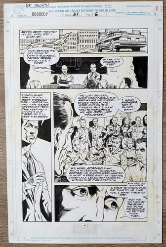 Lee sullivan original art - lee,