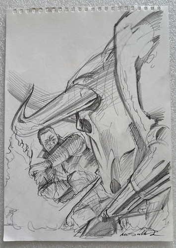 Lee sullivan original art 1992 - art,
