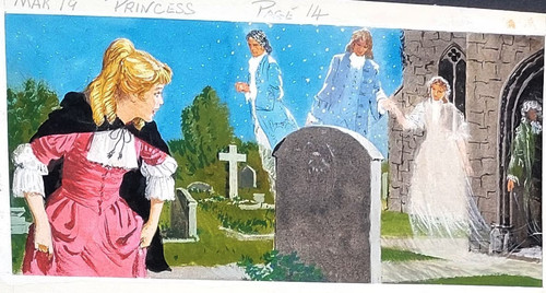 Princess comic art - princess,