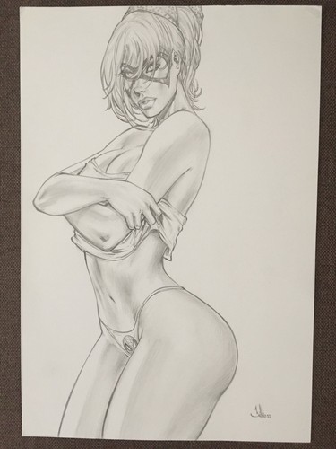 Comic originalzeichnung mary - comic,