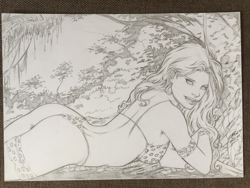 Comic originalzeichnung shanna - comic,