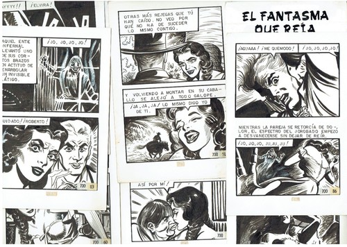 Mexican comic art hand - art,,