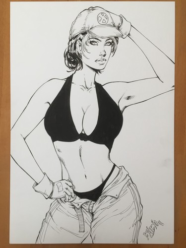 Comic originalzeichnung rogue - comic,