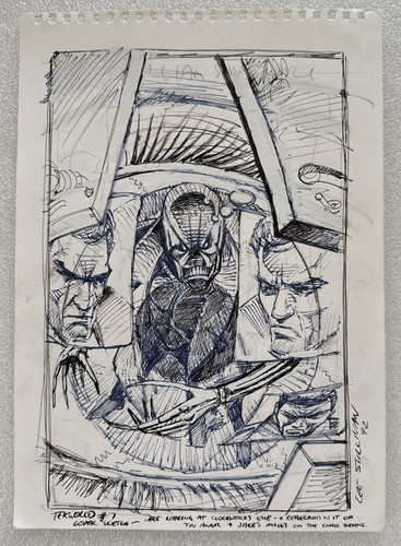 Lee sullivan original art - art, 1992