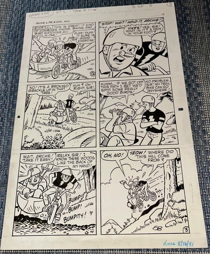 Original comic art - original, me