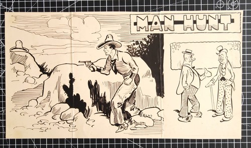 Original british comic - british, art