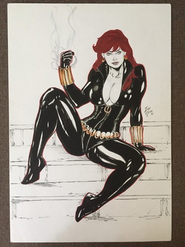 Comic originalzeichnung black - comic,