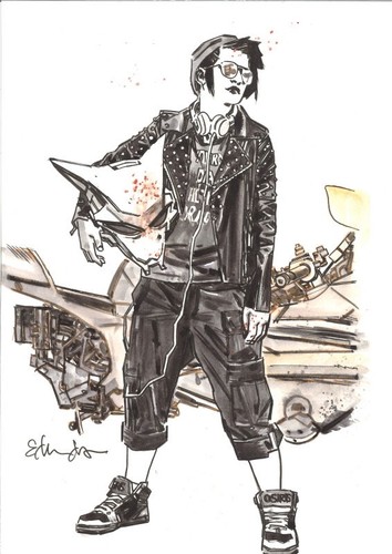 Original comic art tommy - art, lee