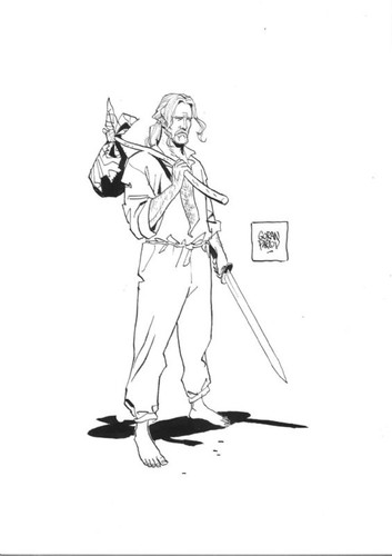 Original comic art goran - -,