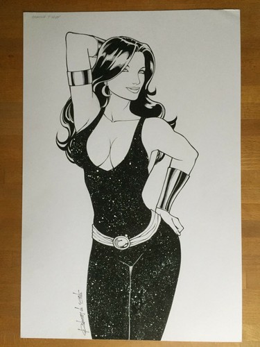 Comic originalzeichnung donna - originalzeichnung,