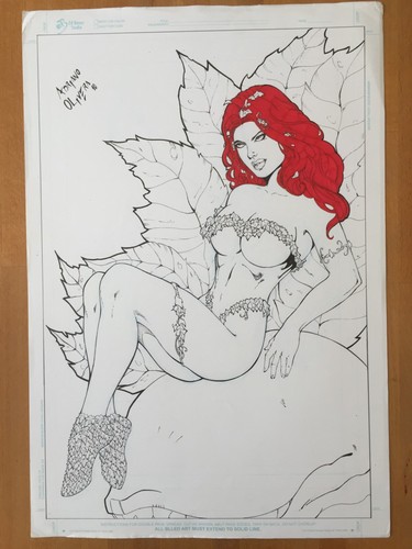 Comic originalzeichnung poison - comic,