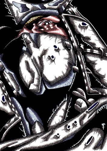 Original comic art x - comic, 8