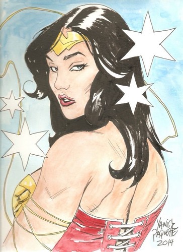 Original comic art yanick - comic,