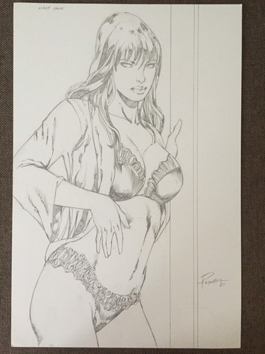 Comic originalzeichnung mary - comic,