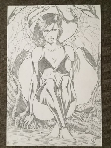 Comic originalzeichnung - comic,