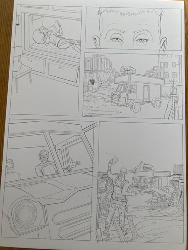 Judge dredd original art - dredd,
